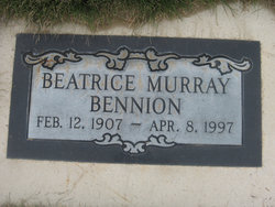 Beatrice “Bea” <I>Murray</I> Bennion 