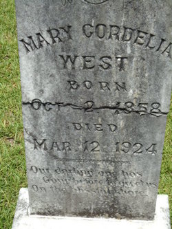 Mary Cordelia <I>Perkins</I> West 