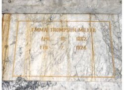 Emma <I>Thompson</I> Miller 