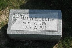Maude Elizabeth <I>Baker</I> Bluhm 