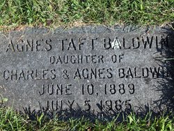 Agnes Taft Baldwin 