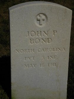 PVT John P Bond 