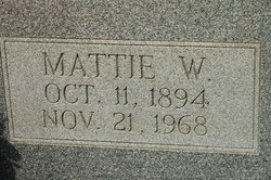 Martha J “Mattie” <I>Willingham</I> Eidson 