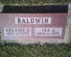 Adelaide D Baldwin 