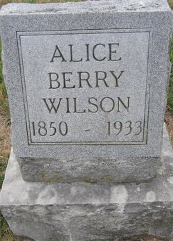 Elvira Alice “Alice” <I>Defoe</I> Berry-Wilson 