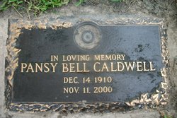 Pansy Bell “Pat” <I>Mitchell</I> Caldwell 