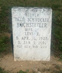 Tillie <I>Schmucker</I> Hochstetler 