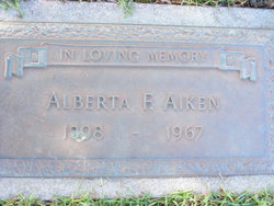 Alberta Corinne <I>Farmer</I> Aiken 