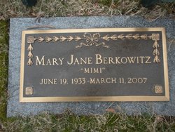 Mary Jane “Mimi” <I>Dreier</I> Berkowitz 