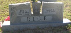 Jane E Rice 