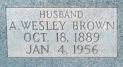 A. Wesley Brown 