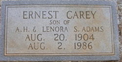 Ernest Carey Adams 