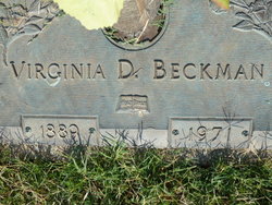 Virginia Mary <I>Davy</I> Beckman 