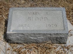 Mary Isabell <I>Evans</I> Blood 