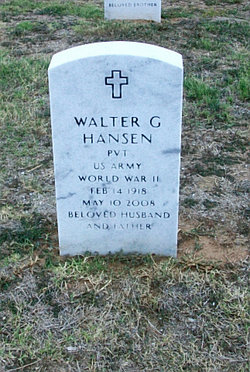 Walter G Hansen 
