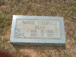 Fannie <I>Tuberville</I> Dean 