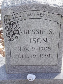 Bessie Susan <I>Barker</I> Ison 