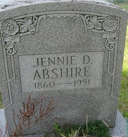 Virginia C. “Jennie” <I>Deeds</I> Abshire 