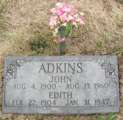 Bessie Edith <I>Edwards</I> Adkins 