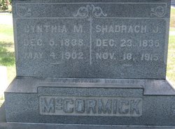 Shadrach J McCormick 