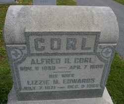 Elizabeth M “Lizzie” <I>Edwards</I> Corl 