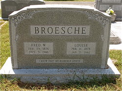Louise <I>Lange</I> Broesche 