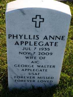 Phyllis Anne <I>Elliott</I> Applegate 