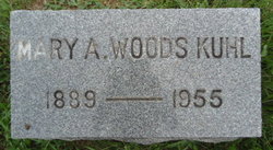 Mary A <I>Woods</I> Kuhl 