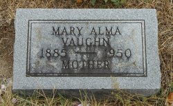 Mary Alma <I>Rude</I> Vaughn 