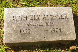 Ruth L <I>Ely</I> Atwater 