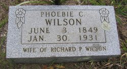 Phoebe Carolina <I>Cowdrey</I> Wilson 