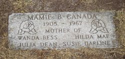 Mamie Annabell <I>Burleson</I> Canada 