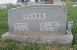 Ethel <I>Gill</I> Baker 