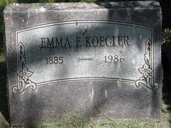 Emma F. <I>Schoepflin</I> Koegler 