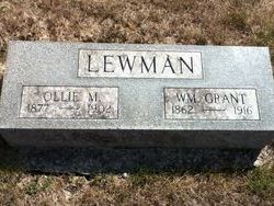 Ollie M. <I>Roberts</I> Lewman 
