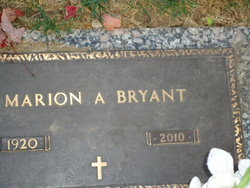 Marion Audrey <I>Weum</I> Bryant 