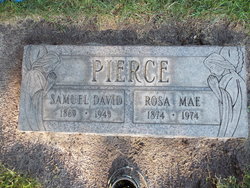 Rosa Mary <I>Dowell</I> Pierce 
