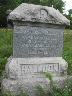 Sarah Jane <I>Losee</I> Hallock 