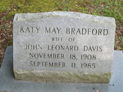 Katy <I>Bradford</I> Davis 