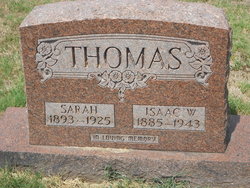 Sarah A <I>Howard</I> Thomas 