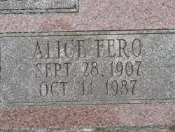 Alice <I>Fero</I> Mueller 