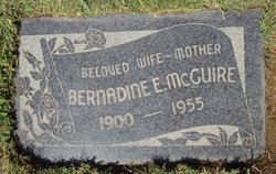 Bernadine E <I>Earhart</I> McGuire 