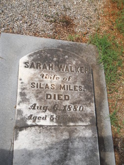 Sarah <I>Walker</I> Miles 