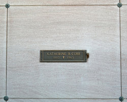 Katherine B Cobb 