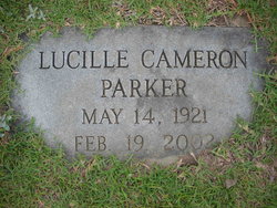 Alice Lucille <I>Cameron</I> Parker 