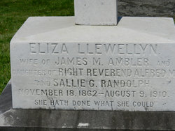 Eliza Llewellyn <I>Randolph</I> Ambler 