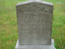 Elizabeth “Lizzie” <I>Ballew</I> Amburn 