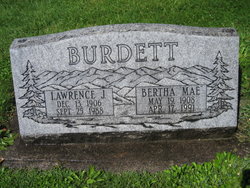 Bertha Mae <I>Simmert</I> Burdett 