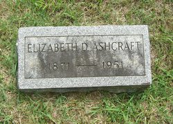 Elizabeth D “Lizzie” <I>Locke</I> Ashcraft 