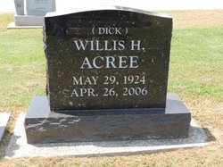 Willis Hildrick “Dick” Acree 